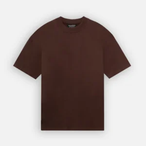 Drop Shoulder T-Shirt - Brown